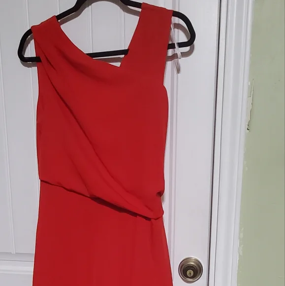 open lace back dress Donna Ricco DR51120